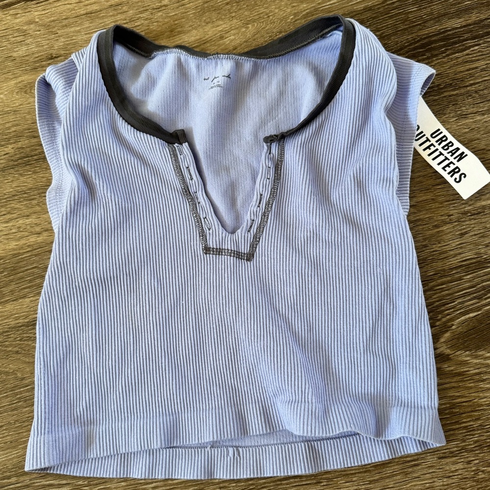 Selling blue urban top!